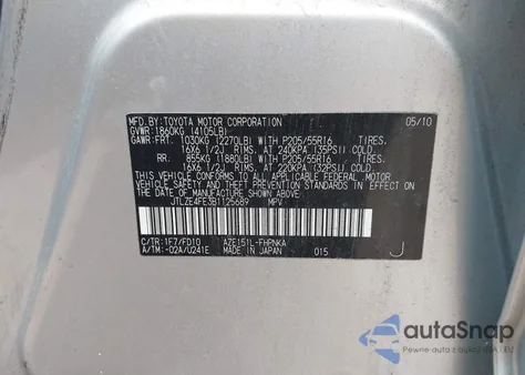 2011 Scion Xb из США, поврежденный, VIN JTLZE4FE3B1125689